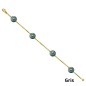 Bracelet Or 18 Carats - 4 Perles de Tahiti - 9/10mm
