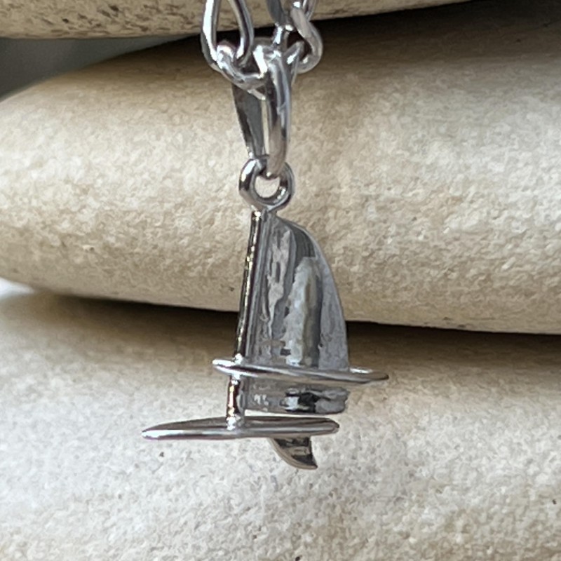 Pendentif Voilier - Argent 925/000 Rhodié