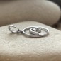 Moana - Wave Pendant - Rhodium Silver