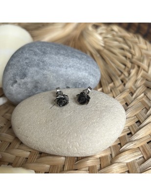 Mother-of-pearl Earrings - Rhodium Silver