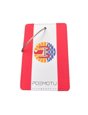 étiquette de bagage Tahiti accessoire pour valise drapeau Polynésie