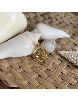 Colgante con perla de Tahití