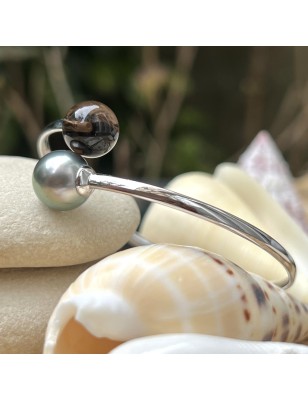 tahitian jewel - tahitian pearl bracelet - tahitian pearl woman bracelet