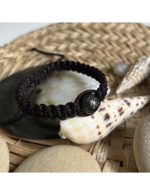 bracelet macrame prix achat homme perle tahiti gravée perles tahitiennes