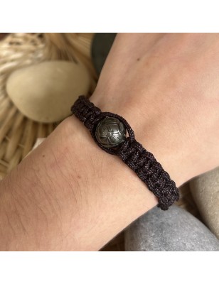 bracelet macrame prix achat homme perle tahiti gravée perles tahitiennes