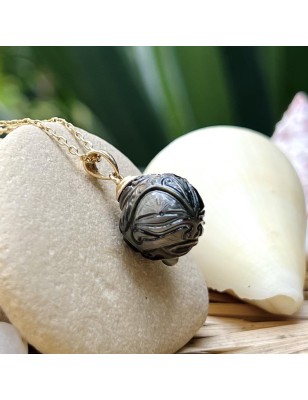 tahitian jewel - tahitian pearl - woman tahitian pendant - big pearl