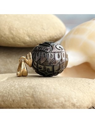 achat tiki or pendentif doré perle de culture de Tahiti prix