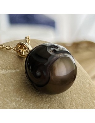 How to write Maori? men's gold pendant engraved Tahitian pearl price