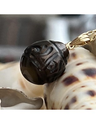 How to write Maori? men's gold pendant engraved Tahitian pearl price