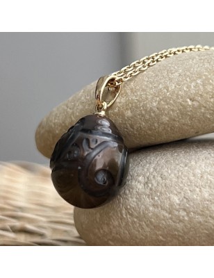 Te Here O Te Ao - Maori Tahitian Pearl - 13mm - 18k Gold