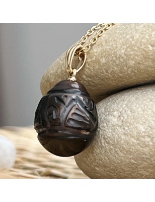 How to write Maori? men's gold pendant engraved Tahitian pearl price