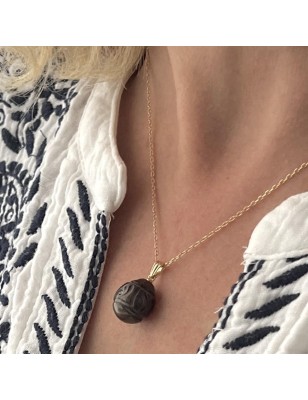 How to write Maori? men's gold pendant engraved Tahitian pearl price