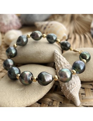 comment attacher son bracelet tout seul? Bracelet or perles de culture de Tahiti prix