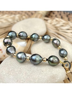 comment attacher son bracelet tout seul? Bracelet or perles de culture de Tahiti prix