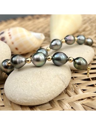 comment attacher son bracelet tout seul? Bracelet or perles de culture de Tahiti prix