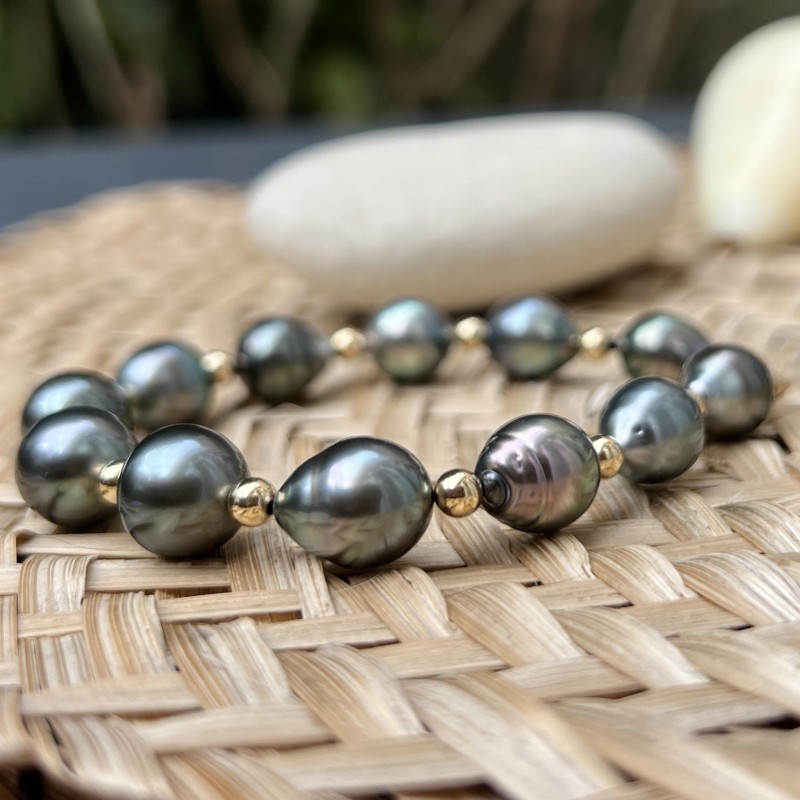Te Mata o Te Moana - Bracciale con perle di Tahiti