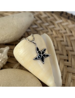 achat pendentif argent étoile de mer prix