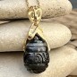 Te Mana Ta'ata - Black Pearl - 18K Gold
