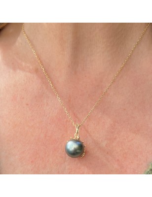 Der Fluss des Meeres – Perlen von Tahiti 12,31 mm – Gold 750/000