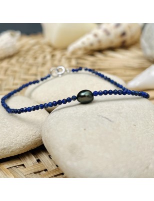 What are the benefits of lapis lazuli? green tahitian keshi bracelet price