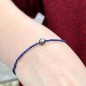 Pistaziengrünes Keshi-Armband – Lapislazuli