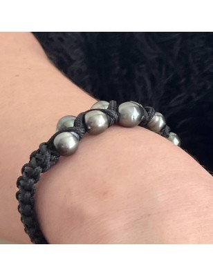 Bracciale con perla di Tahiti