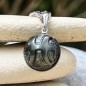 Pisces - Engraved Tahitian Pearl Pendant