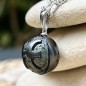 Pendentif Perle de Tahiti Gravure Zodiaque Poissons