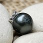 Pisces - Engraved Tahitian Pearl Pendant