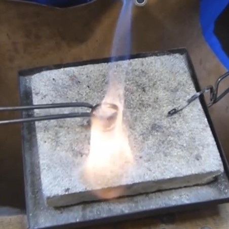 ridimensionamento di un anello in Argento 925/00 con una Perla