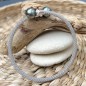 Pop - Bracelet Perles de Tahiti - Argent Rhodié