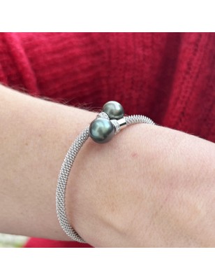 Pop - Perles de Tahiti - Argent Rhodié