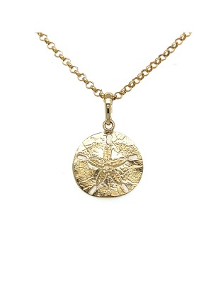 where to find a unique 18k gold  ocean-inspired pendant with a star-fish design?