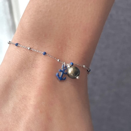 Bracciale con perla di Tahiti