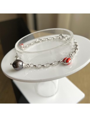 Bracciale con perla di Tahiti