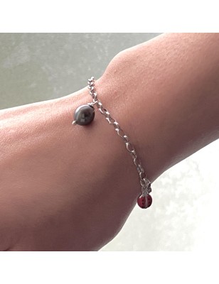 Bracciale con perla di Tahiti
