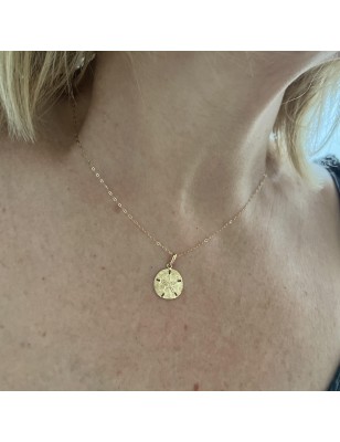 où trouver une médaille en or et diamant étoile de mer ? pendentif or diamant prix