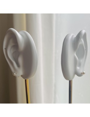 Pendientes con perla de Tahití