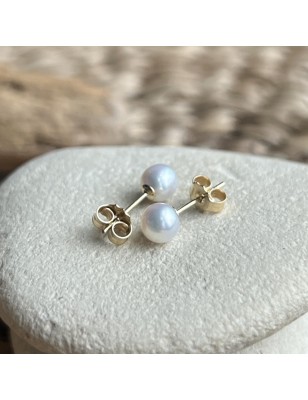 Pendientes con perla de Tahití