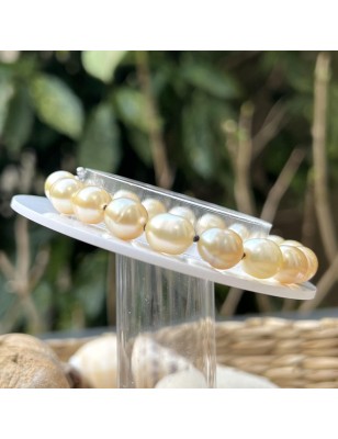 Hiriata - Perles Gold des Mers du Sud - Bracelet