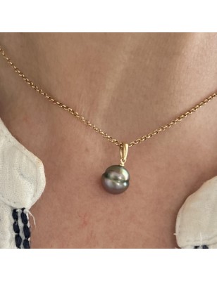 quel est le meilleur site de perle de Tahiti? Pendentif or perle de culture de Tahiti