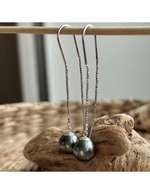 prix boucles d oreille perles de culture de Tahiti - perla Tahiti