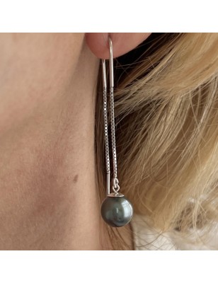 prix boucles d oreille perles de culture de Tahiti - perla Tahiti