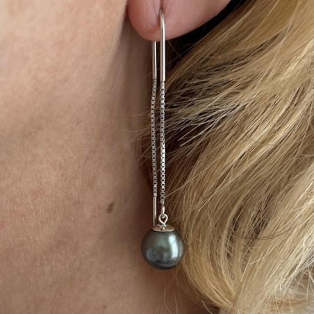 prix boucles d oreille perles de culture de Tahiti - perla Tahiti