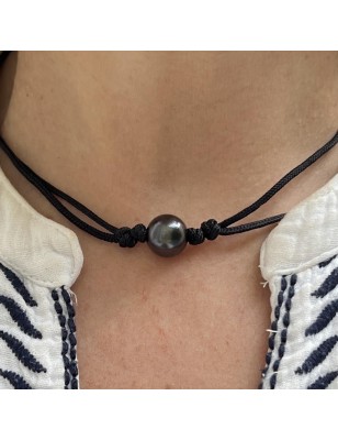 grosse perle de Tahiti en collier homme perle de culture de Tahiti rare prix