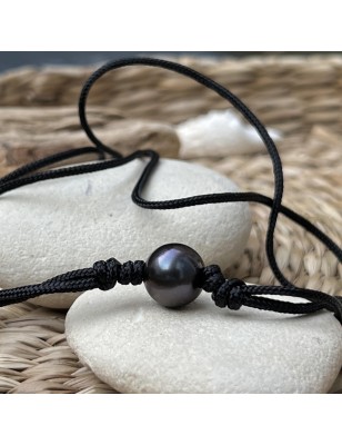 grosse perle de Tahiti en collier homme perle de culture de Tahiti rare prix