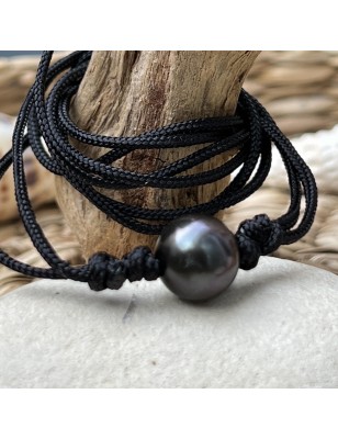 grosse perle de Tahiti en collier homme perle de culture de Tahiti rare prix