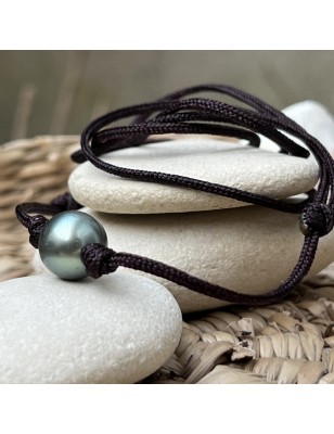 Rava – Tahitiperle, Lagunengrün – 12,10 mm