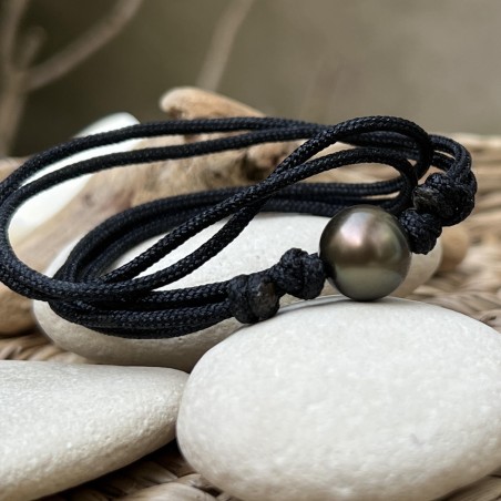 grosse perle de Tahiti paon en collier homme perle de culture de Tahiti prix