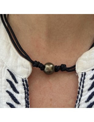 Rava – Tahitiperlen – Pfauenblau – 12,60 mm